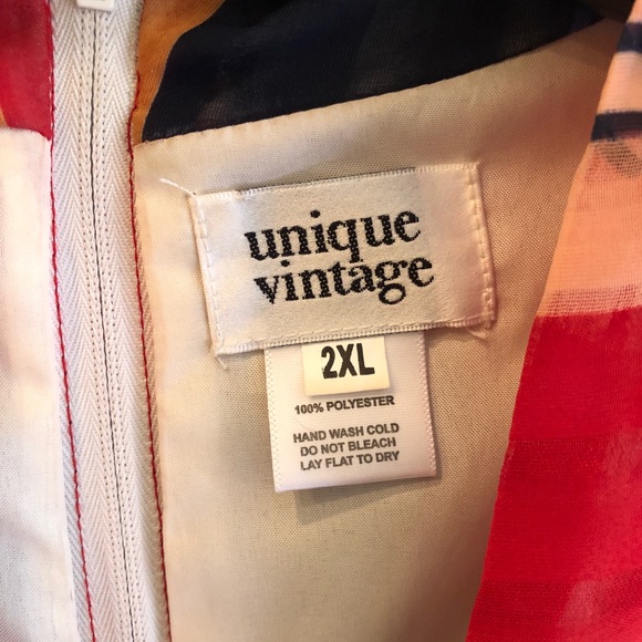 Unique Vintage Chiffon Dress NWOT - Picture 2 of 4